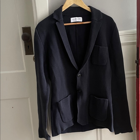 Everlane Cotton Blazer-Size Large - Picture 2 of 9